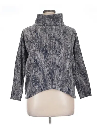 Pre-owned Clara Sun Woo Turtleneck Sweater In Gray