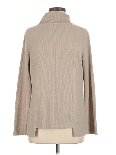Pre-owned Clara Sun Woo Turtleneck Sweater In Tan