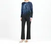 Clara Sunwoo Geo Lines Sweater In Purple/black