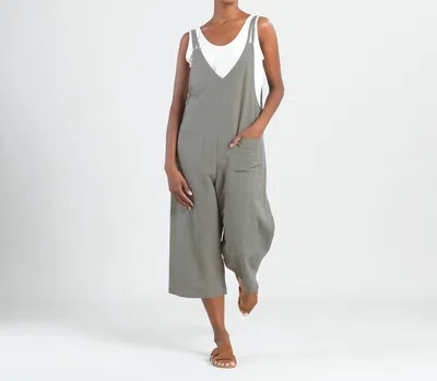 Clara Sunwoo Linen Jumpsuit In Grey