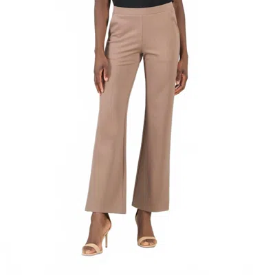 Clara Sunwoo Loose Leg Pocket Pant In Taupe In Gray