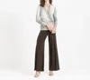 Clara Sunwoo Shimmer Textile Draped Pleat Top In Croc Scale
