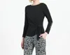 Clara Sunwoo Pearl Cuff Side Waist Tie In Black