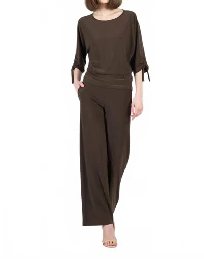 Clara Sunwoo Soft Knit Top In Brown