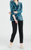 Clara Sunwoo T885p In Black / Teal In Blue