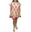 Clara The Label Blair Mini Dress In Peach Bud In Multi