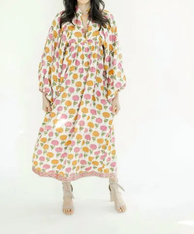 Clara The Label Cassia Dress In Orchid Hush In Multi
