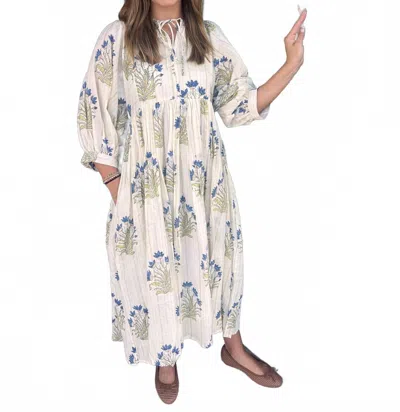 Clara The Label Clover Maxi Dress In Cedar Garden In Multi