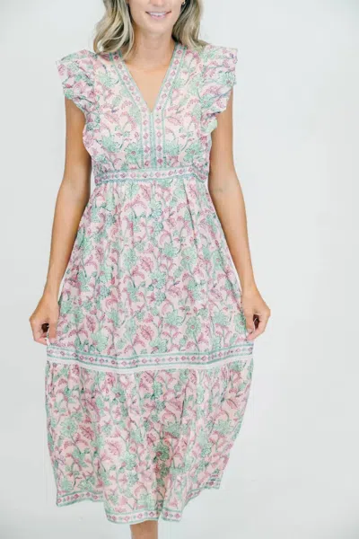 Clara The Label Kira Dress In Crystal Rose