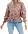 Clara The Label Maple Blouse In Purple In Purple
