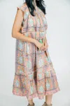 Clara The Label Nova Dress In Peach Quartz