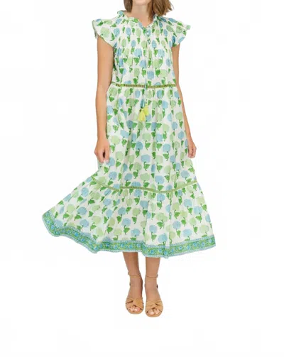 Clara The Label Nova Midi Dress In Blossom In Pink