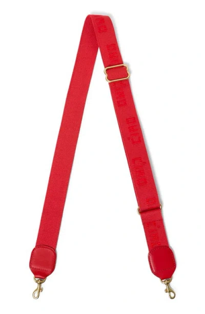 Clare V . Adjustable Crossbody Strap In Purple