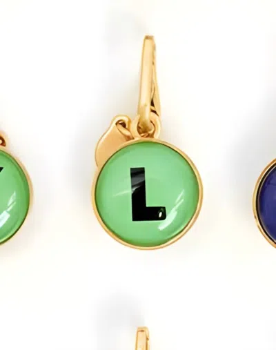 Clare V Alphabet Charm In Green