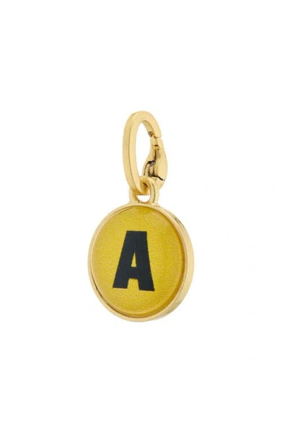 Clare V . Alphabet Fob Bag Charm In Gold