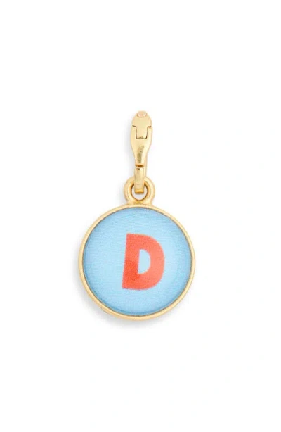 Clare V . Alphabet Fob Bag Charm In Blue