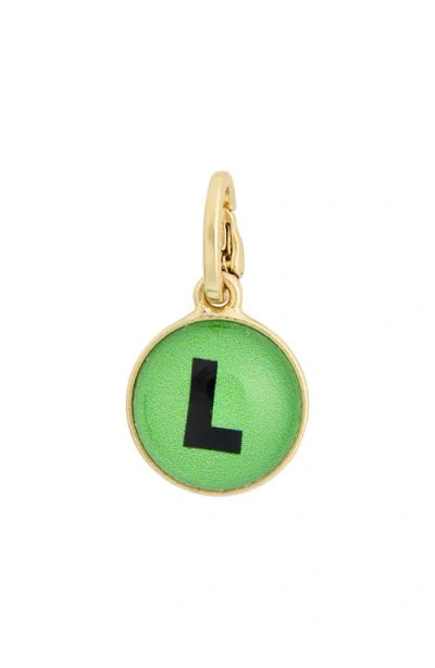 Clare V . Alphabet Fob Bag Charm In Green