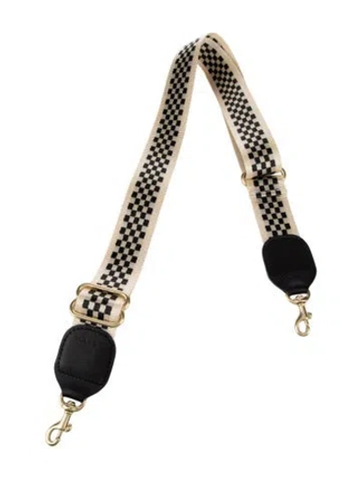 Pre-owned Clare V Bag Shoulder Strap In Neutral