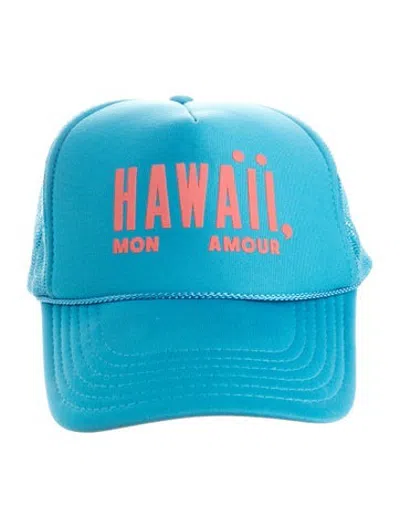 Pre-owned Clare V Baseball Cap In Blue