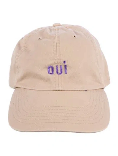 Pre-owned Clare V Baseball Cap In Purple