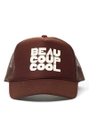 Clare V . Beaucoup Cool Trucker Hat In Brown