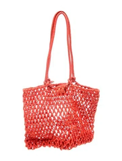 Pre-owned Clare V Bucket Bag In Red