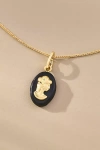 Clare V Cameo Charm In Gold