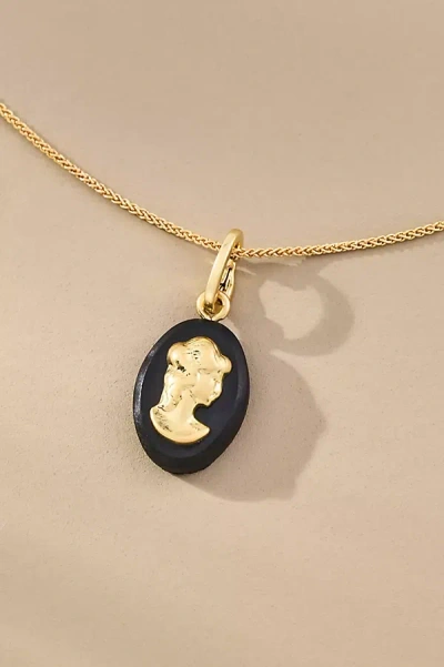 Clare V Cameo Charm In Gold