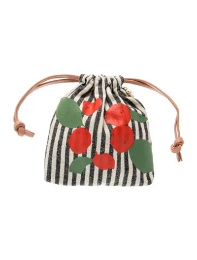 Pre-owned Clare V Canvas Clutch In Neutral