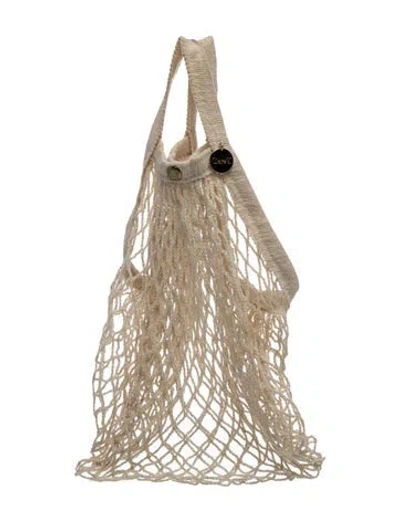 Pre-owned Clare V Canvas Hobo In Neutral