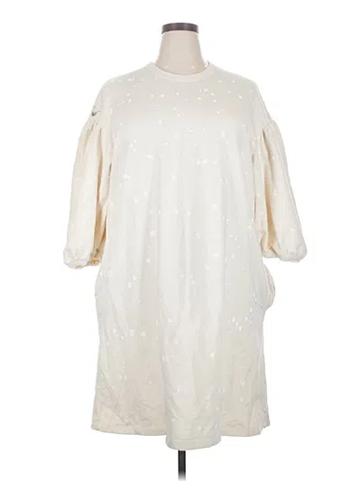 Pre-owned Clare V Casual Dress In Ivory