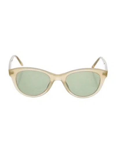 Pre-owned Clare V Cat-eye Tinted Sunglasses In Neutrals