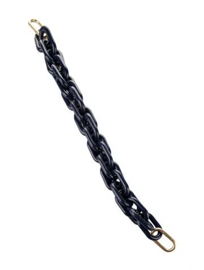 Pre-owned Clare V Chain Bag Strap In Blue