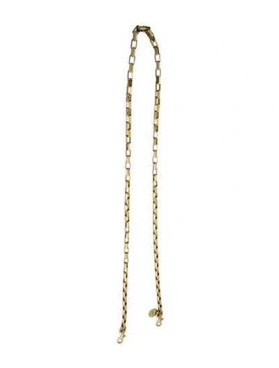 Pre-owned Clare V Chain Link Bag Straps In Gold