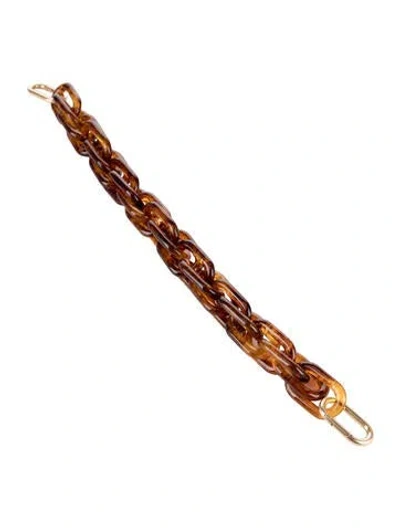 Pre-owned Clare V Chain-link Bag Strap In Brown