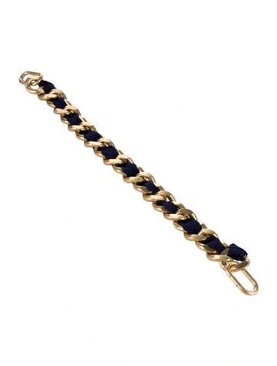 Pre-owned Clare V Chain-link Bag Strap In Gold