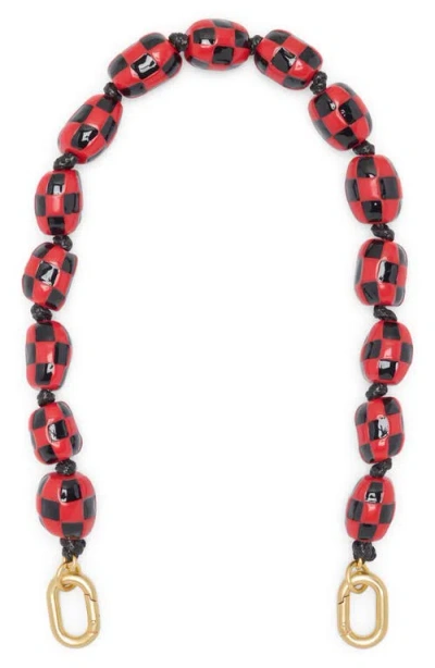 Clare V . Checker Shortie Strap In Multi