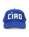 Clare V Ciao Trucker Hat In Cobalt