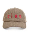 Clare V Ciao Wool Baseball Hat In Brown