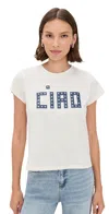 Clare V Classic Tee Cream In White