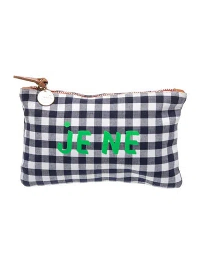 Pre-owned Clare V Clutch In Blue