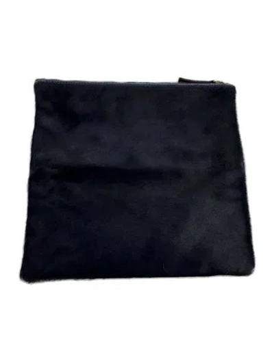 Pre-owned Clare V Cosmetic Bag In Blue