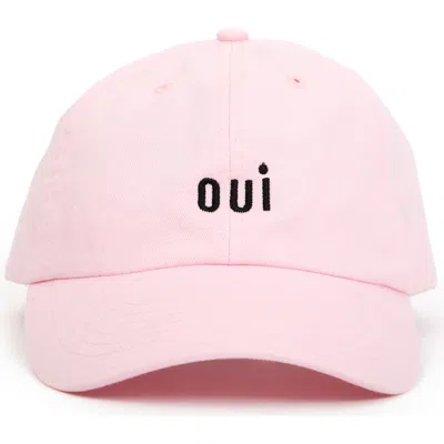 Clare V . Cotton Adjustable Baseball Cap In Pink