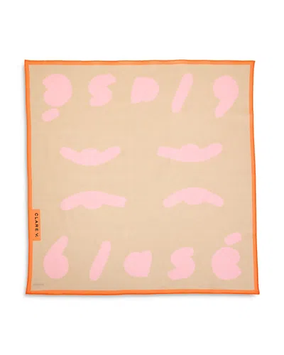 Clare V Cotton Bandana In Burgundy