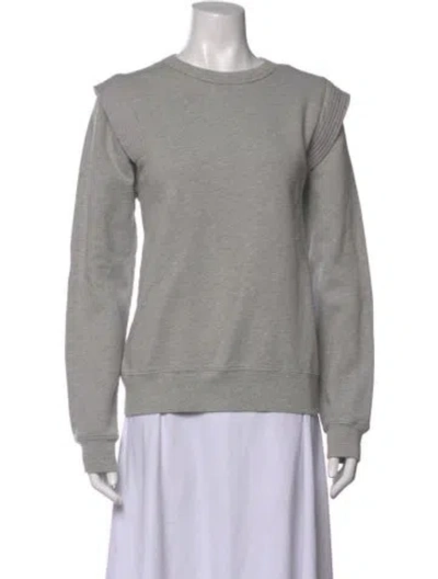 Pre-owned Clare V Crew Neck Long Sleeve Sweatshirt In Black