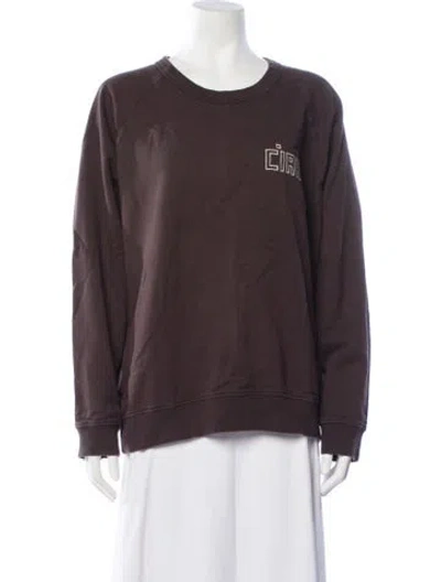 Pre-owned Clare V Crew Neck Sweater In Brown