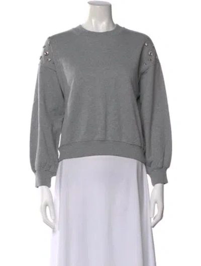 Pre-owned Clare V Crew Neck Sweater In Gray