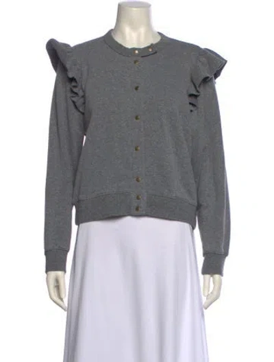 Pre-owned Clare V Crew Neck Sweater In Gray