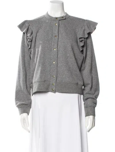 Pre-owned Clare V Crew Neck Sweater In Gray