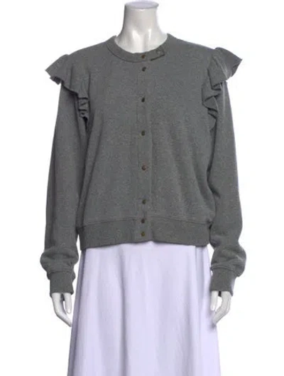 Pre-owned Clare V Crew Neck Sweater In Gray